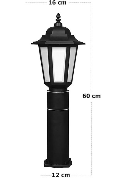 Geldi Zita Bahçe Aydınlatması Klas 60 cm Set Üstü Aydınlatma Armatürü Set Üstü Bahçe Lambası modelleri