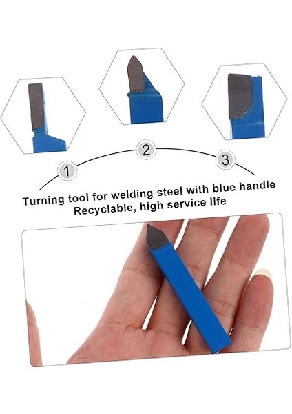 Takım Seti 5 Adet Torna Torna Aletleri Mini Torna Için Tungsten Çelik Kesiciler modelleri