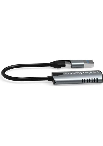 Type-C To USB 2in1 Video Capture Yakalama Kartı 4K 1080P Uçlu HDMI To Type-C Pc Bilgisayar Video Adaptör Çevirici modelleri