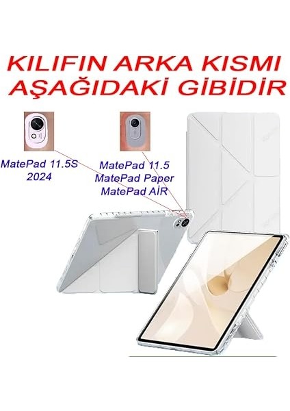 Matepad 11.5s / Air /11.5 Inç/papermate 2023 ile Uyumlu Kılıf Kalem Bölmeli Mars Case Lacivert fiyatları