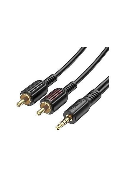 Kablo Aux Audio 3.5mm To Çift Rca Aux Standart Ses Kablosu 3.5mm Kulakık Çıkışlı Tablet Bilgisayar Telefon ve Mp3 Çalar Ile Amfi Bağlantı Kablosu 150CM BL11 fırsatları