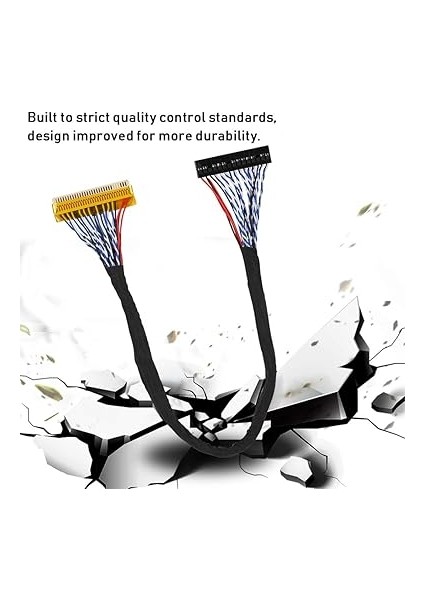 30 Pin Lvds Kablo, Doğruluk Pc Malzemesi Güçlü Lvds Kablo, Bakım Onarımı Için modelleri