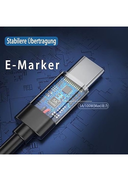Usb-C Pd Tetik Kablosu Şarj Kablosu [pd Uyumlu 65W/100W, 5A Hızlı Şarj Yumuşak Pvc Malzeme Kullanır, Uzun Ömürlü ve Dayanıklı] 5,5/2,5 2,1 mm (12 V) Dizüstü Bilgisayarlar Için modelleri
