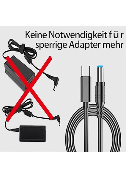 Usb-C Pd Tetik Kablosu Şarj Kablosu [pd Uyumlu 65W/100W, 5A Hızlı Şarj Yumuşak Pvc Malzeme Kullanır, Uzun Ömürlü ve Dayanıklı] 5,5/2,5 2,1 mm (12 V) Dizüstü Bilgisayarlar Için indirimleri