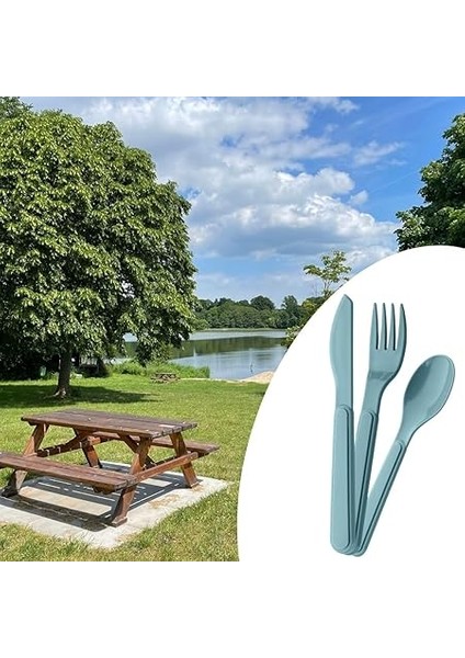 Kendiliğinden Kutulu Hijjenik Plastik Piknik Tipi Çatal Kaşık Bıçak Seti fiyatları