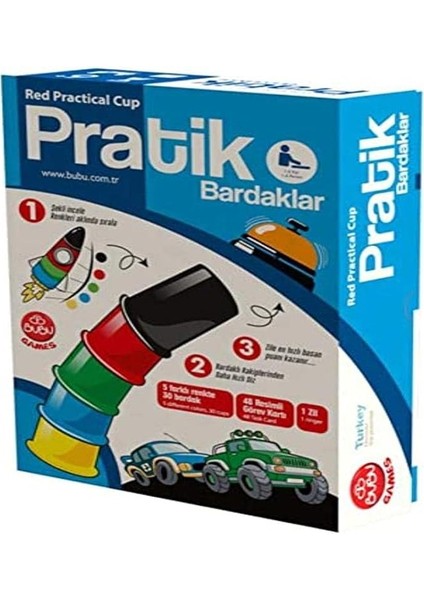 Pratik Bardaklar Eğtici Kutu Oyunu