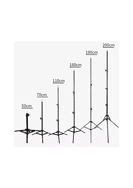 Tablet Tripodu 7-10,1 Inch Tabletler ile Uyumlu 90° Açılı 50 CM-200 cm Açılabilir Katlanabilir Tripod Yayıncı Vlog Youtuber Tripod Ayağı modelleri