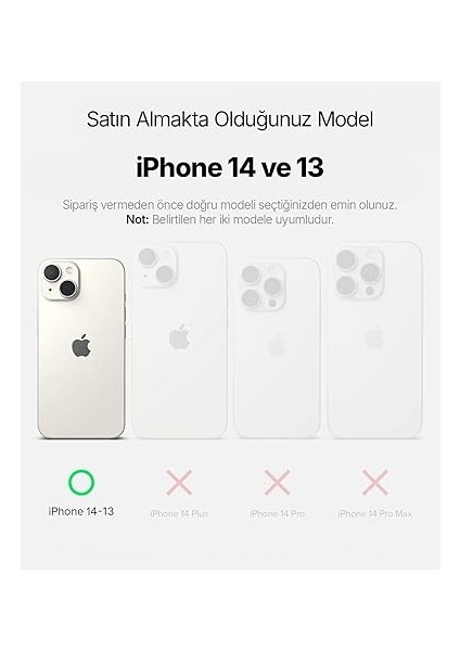 iPhone 13 ve 14 Için Magsafe ile Uyumlu Fusion Mat Serisi Kaliteli Orijinal Versiyon Kılıf Metal Tuş Takımı ve Ultra Güçlü Gerçek Mıknatıslar Şık Tasarım Kılıf (Siyah, 13-14) modelleri