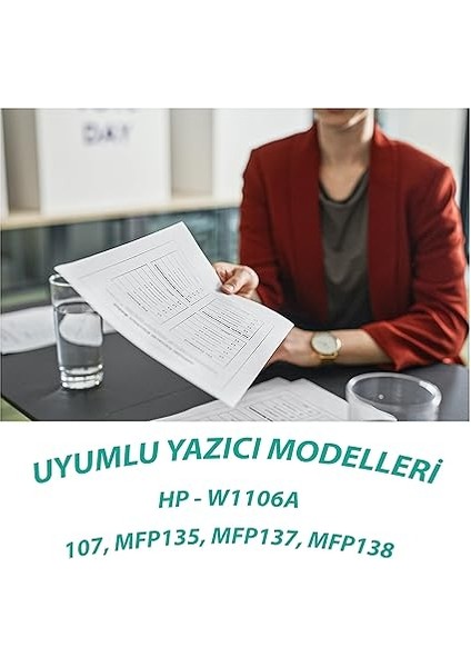 135W 107A 107W 106A MFP137W, MFP138 Standart Kapasiteli Muadil Toner (Çipli) (1k) fırsatları