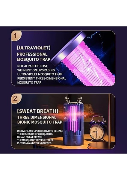 Mekan Dış Mekan Için Elektrikli Böcek Öldürücü, Yüksek Teknolojili Uv Işık Sivrisinek Öldürücü Öldürücü, Su Geçirmez Haşere Kontrolü Böcek Sinek Tuzağı Ev, Veranda, Arka Bahçe, Kamp Için Donanımlı indirimleri