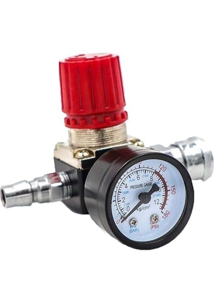 Wolf 140PSI Hava Kompresörü Basınç Anahtarı Kontrol Vanası Manifold Regülatörü Ölçer 1/4 Takım