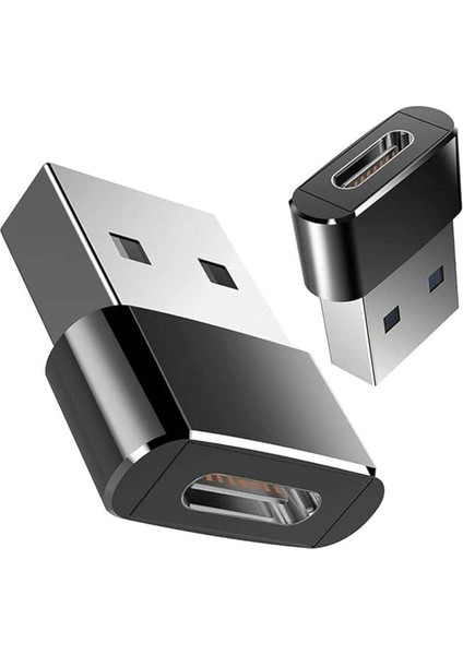 USB 3.0 To Type C 3.1 Şarj Data Çevirici Dönüştürücü Adaptör 4429 Siyah