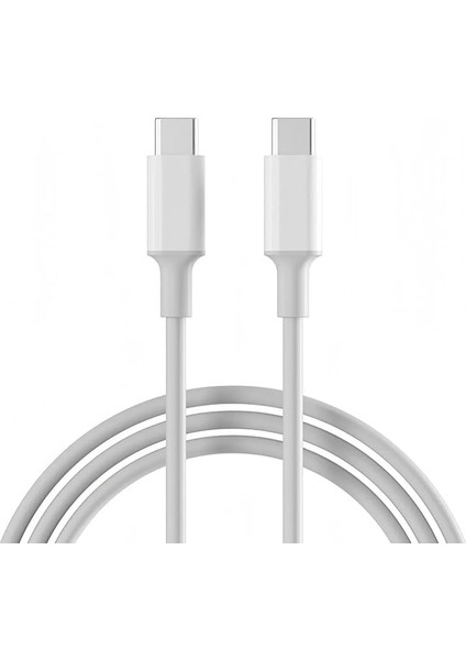 Pd Kablo 100 cm Şarj ve Data Kablosu 60W 3.4 Amper Hızlı Şarj Kablosu USB C To USB C