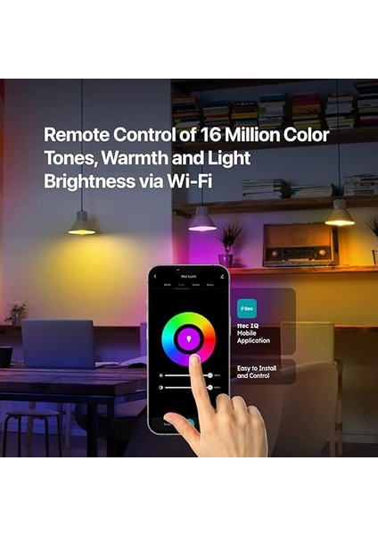 Fıg. Lumi Çok Renkli LED Wi-Fi Akıllı Ampul modelleri