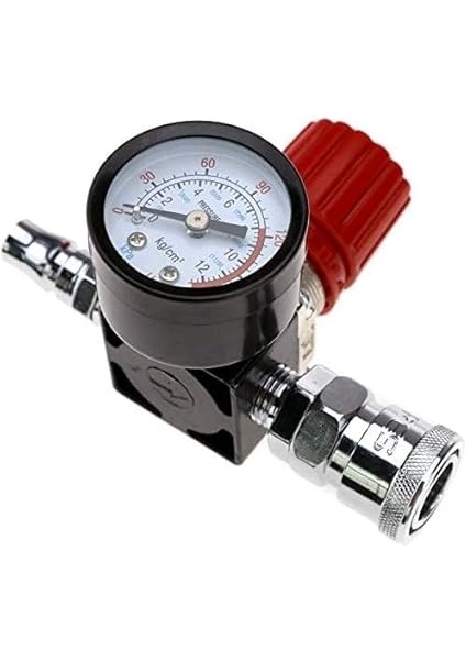 Wolf 140PSI Hava Kompresörü Basınç Anahtarı Kontrol Vanası Manifold Regülatörü Ölçer 1/4 Takım fırsatları