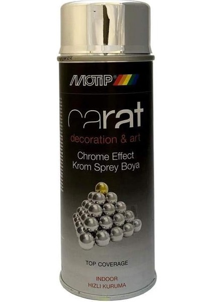 Carat Krom Efekt Sprey Boya 400 Ml.