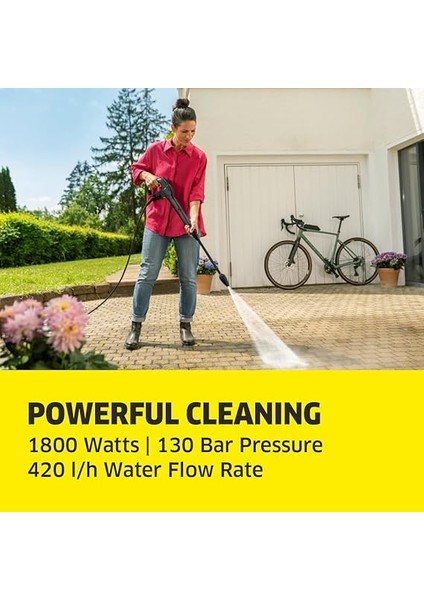 K 4 Classic 130 Bar Basınçlı Yıkama, 1.679-420.0, Sarı, Siyah fırsatları