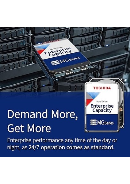 MG10AFA22TE 22TB Kurumsal HDD – 3.5” Sata, Hiperölçek ve Bulut Depolama Uyumlu modelleri