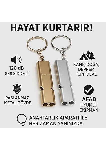 Acil Imdat Düdüğü Alüminyum Islık Anahtarlık Kamp Yürüyüş Aksesuarı fırsatları