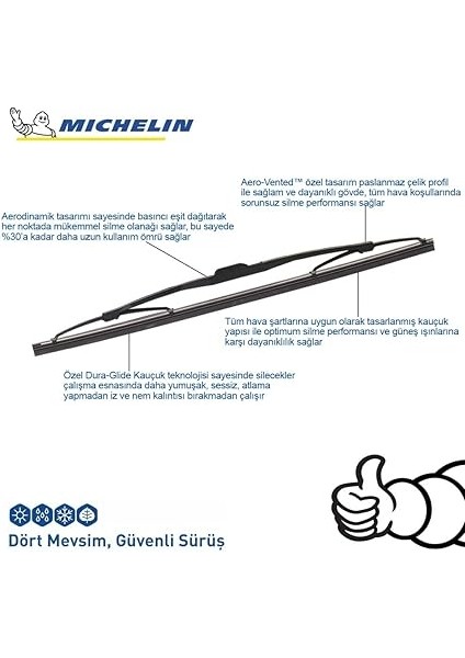 Rainforce™ MCR280 28CM 1 Adet Universal Telli Arka Silecek fırsatları