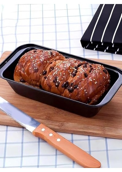Home Metal Baton Kek ve Ekmek Kalıbı, Teflon Kaplı Tost Ekmeği Kalıbı, Yapışmaz Yüzey, Dayanıklı ve Çok Yönlü Pişirme Aksesuarı (30 Cm) modelleri