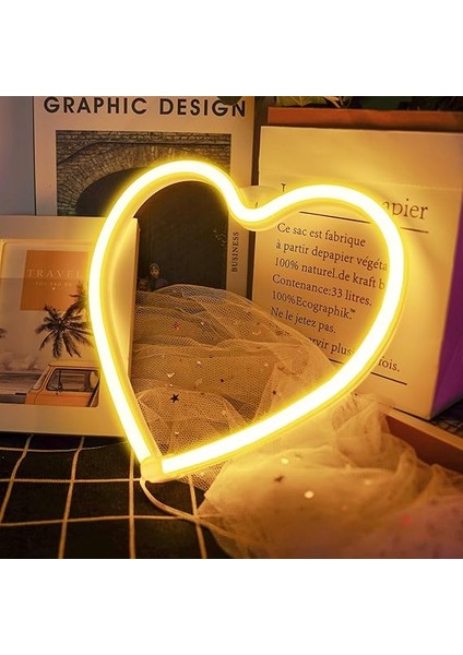 Neon Tabela, LED Işık 3-Aa Pille Çalışan Veya USB ile Çalışan Dekorasyon Lambası, Kız Odası Yurt Evlilik Yıldönümü Sevgililer Günü Anneler Günü Doğum Günü Partisi Ev Dekoru (Sıcak Beyaz) fiyatları