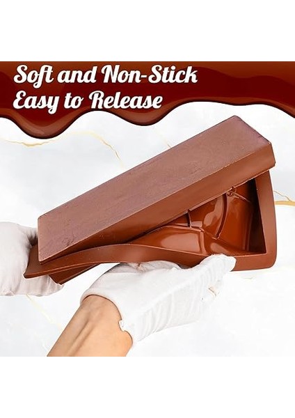Home Dubai Çikolatası Kalıbı, Silikon Çikolata Kalıbı, Kadayıflı ve Çıtır Çikolatalar Için Kolay Çıkarma Kalıp, Esnek ve Dayanıklı Mutfak Aksesuarı (1 Adet) modelleri