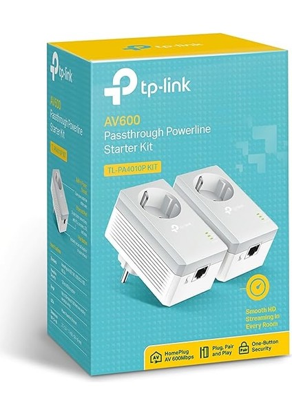 TL-PA4010PKIT, AV600 Ac Güç Soketli Powerline Adaptör Başlangıç Kiti modelleri