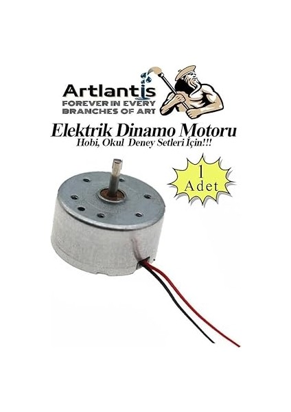 Dinamo Motoru 6 V 1 Adet Elektrik Üreten Motor Eğitici Hobi Deney Okul Elektrik Motoru Deneyler Için fiyatları