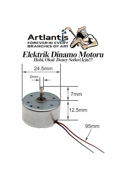 Dinamo Motoru 6 V 1 Adet Elektrik Üreten Motor Eğitici Hobi Deney Okul Elektrik Motoru Deneyler Için modelleri