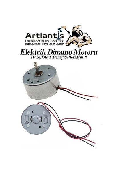 Dinamo Motoru 6 V 1 Adet Elektrik Üreten Motor Eğitici Hobi Deney Okul Elektrik Motoru Deneyler Için indirimleri