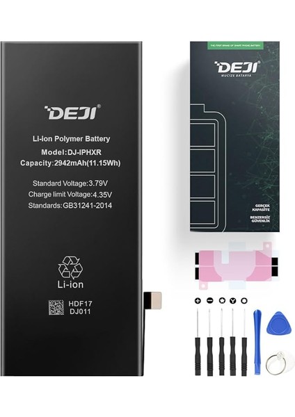 iPhone Xr Uyumlu Batarya Mucize Batarya Deji - Orijinal Mah Kapasite