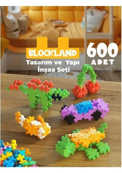 Double Plus 600 Parça Pixel Tasarımcı Yapı Inşaa Eğitici Oyuncak
