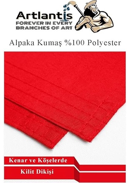 Bayrak 20X30 cm Türk Bayrağı Kumaş 1 Adet Alpaka Kumaş Bez Bayrak Kaliteli Türk Bayrağı fırsatları