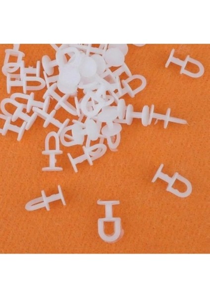 Süs Dünyası 100 Adet Dikmeli Sistem Tül ve Perde Düğmesi Korniş Halkası