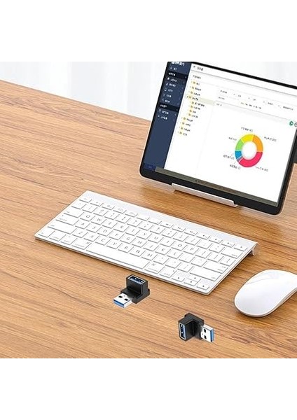 90 Derece Adaptör, 2 Paket 3.1 USB Erkek - Dişi Dik Açı Uzatma Adaptörü, Sabit Disk, Klavye, Dizüstü Bilgisayar Için Tip A - Usb-A Bağlayıcı Adaptörleri, Destek 3A Şarj Otg Veri Aktarımı fırsatları