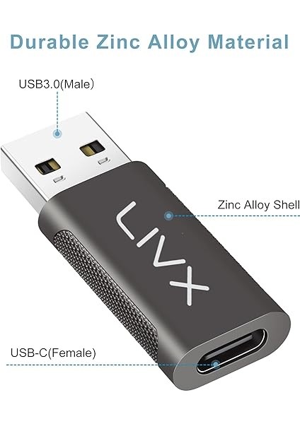 Type C To USB 3.0 Çevirici Dönüştürücü Otg Adaptör Lva-Otgcf modelleri