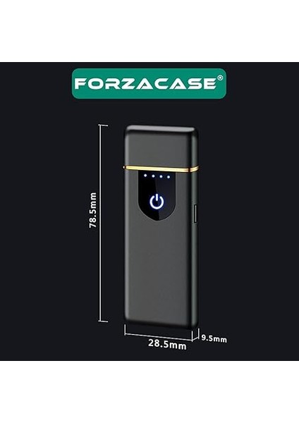 Metal Çerçeveli USB Şarjlı Dokunmatik Alevsiz Elektronik Tesla Çakmak Hediye Çakmak FC375 modelleri