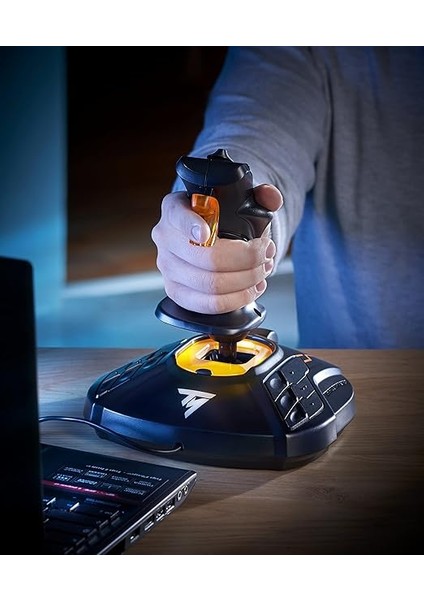 T16000M Fcs - Pc Için H.e.a.r.t Halleffect Accurate Teknolojisi ile Çift Elle Kullanılabilen Uçuş Kontrol Sistemi fiyatları