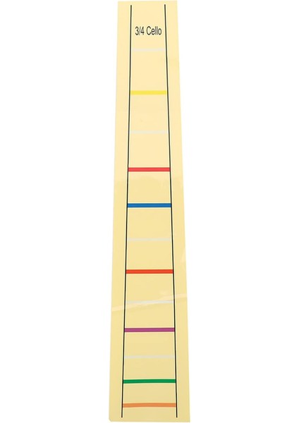 Çello Parmak Konumlandırıcı Göstergesi Çello, Çello Için Parmak Kılavuzu Yeni Başlayanlar Için Pratik Viyolonsel Etiket Etiket Aksesuarı (3/4)
