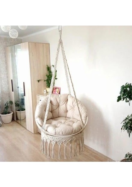 Makrome Salıncak Minder Takımı (Sadece Minder Takımı)