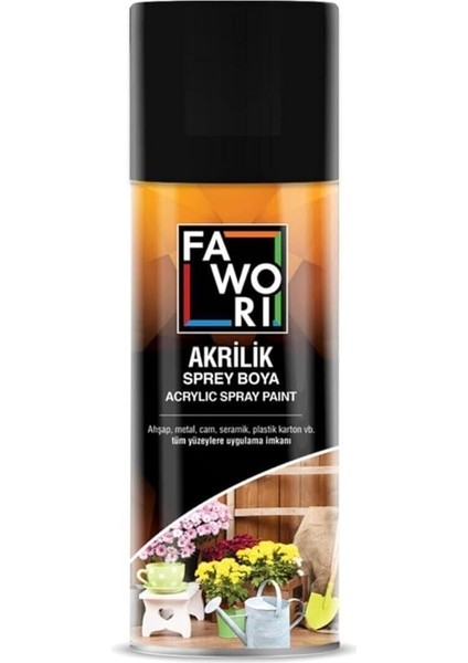400 Ml. Akrilik Sprey Boya (Made In Italy) Açık Gri
