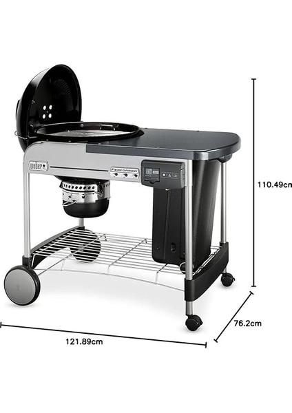15501004 Performer Deluxe Gbs Gurme 57 Cm, Sıyah indirimleri