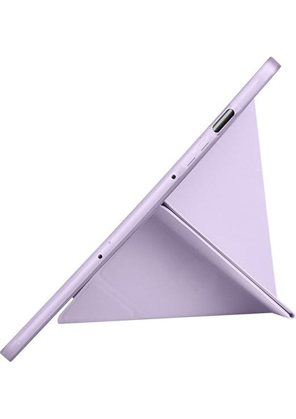Kılıf Için Samsung Galaxy Tab S10 Fe PLUS/S10 Fe+ 13.1-Inçi Le Uyumlu Kılıf Üçgen Tri Folding Kalem Bölmeli Standlı Kılıfı (Lila) fiyatları