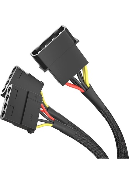 – 4 Pin Molex – 2 x 4 Pin Molex Y Kablosu 30 cm