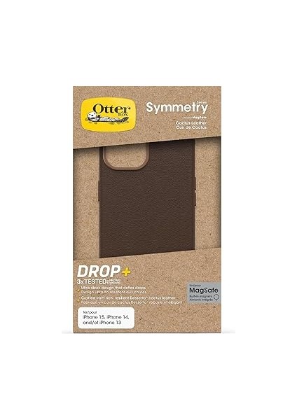 Symmetry Serisi Kaktüs Deri Magsafe Kılıf iPhone 15/iphone 14/iphone 13 Için, Darbeye Dayanıklı, Düşmeye Dayanıklı, Ince Koruyucu Kılıf, Askeri Standartlara Göre 3 x Daha Fazla Düşme, indirimleri