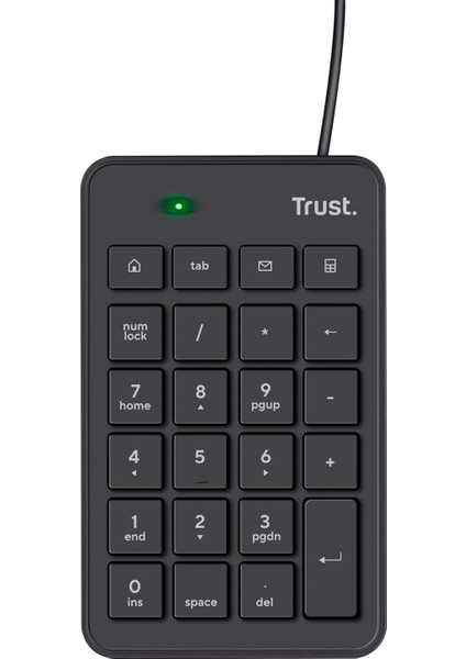 22221 Xalas USB Sayısal Mini Klavye, Siyah