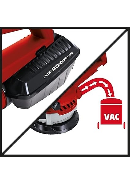 Eksantrik Zımpara Te-Rs 40 E (400 W, 12.000–24.000 Dev/dak Salınım, Ø 125 mm Zımpara Diski, Aktif Toz Emiş, Filtre Kutusu) - 4462000 indirimleri