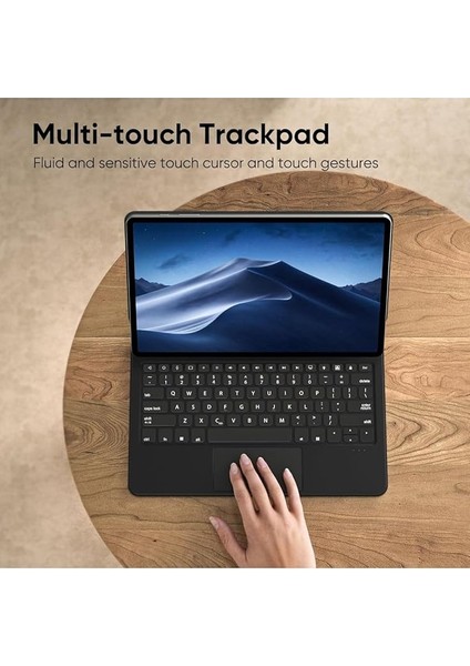 Galaxy Tab S10 10,9 Inc ile Uyumlu Magic Keyboard Touchpad Rgb Işıklı Klavyeli Kılıf fırsatları