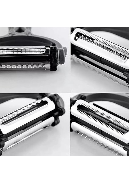 1 Arada Mutfak Soyacağı, Çok Fonksiyonlu Sebze Meyve Soyucu, Döner Başlıklı, 15X8X2 cm modelleri